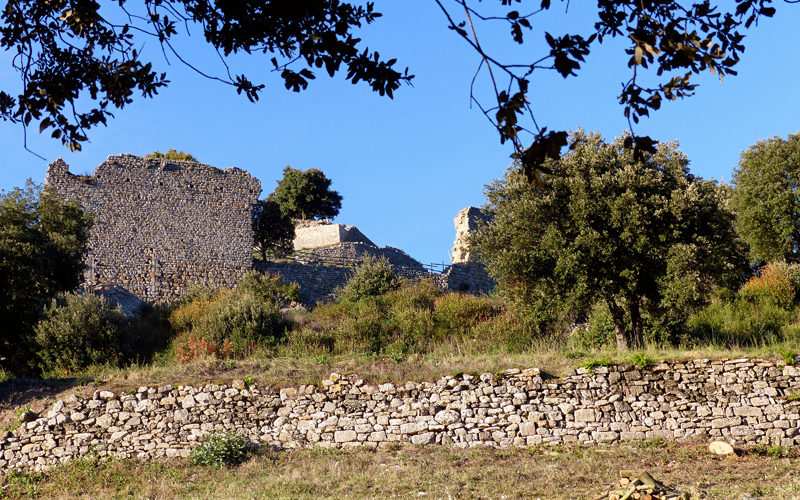 Première enceinte du château de Termes