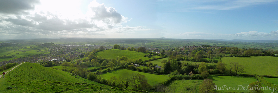 Panorama depuis Glastonbury Tor