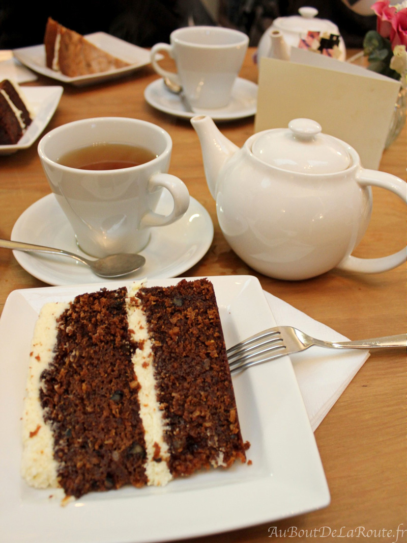 Tea-time & carrot cake