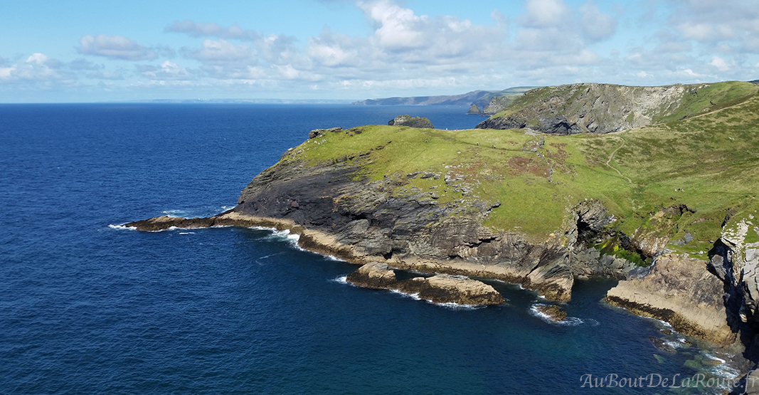 Vue depuis Tintagel