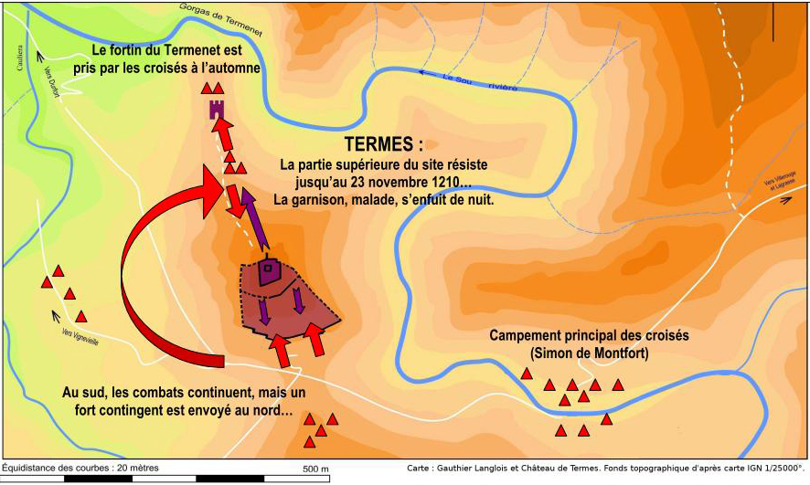 Etape 2 du siège de Termes
