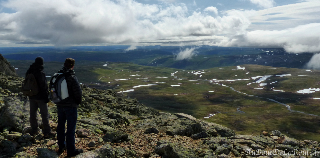 Le plateau du Hardangervidda depuis le Prestholtskarden