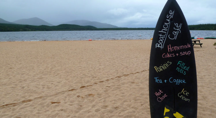 Plage du loch Morlich