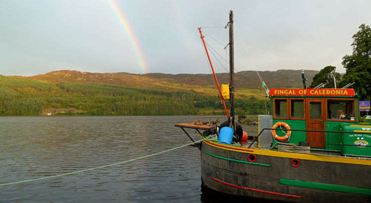 Bateau amarré à Fort Augustus