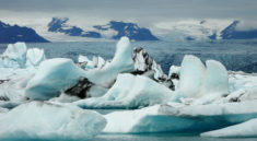 Statue de glace du Jokulsarlon