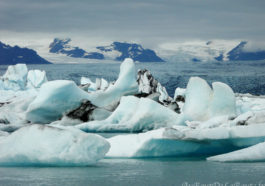 Statue de glace du Jokulsarlon