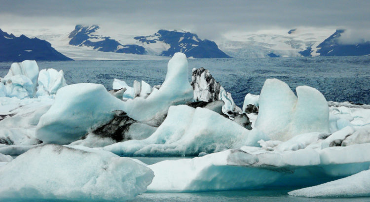 Statue de glace du Jokulsarlon