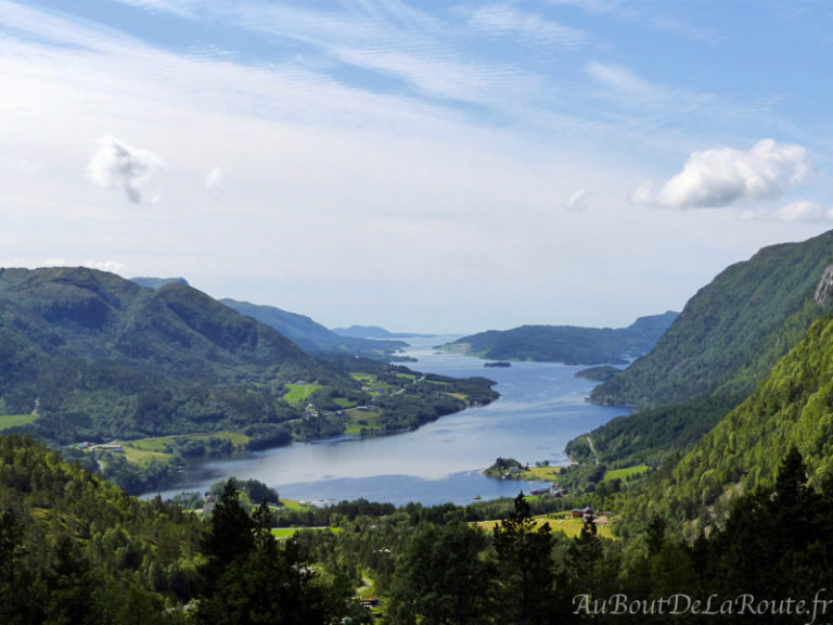 Point de vue Brekka sur le Arvagsfjorden 2